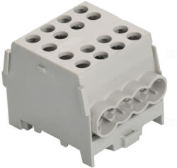 Pollmann Electrotech Fővezeték sorkapocs 2x 35/6x25mm2 szürke HLAK 35-1/6 M2, 2080183 Pollmann (2080183)