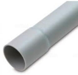 Univolt Mü. II. cső PEP 40 világosszürke VRM-TURBO tokos végű 085977 Univolt (21m/köteg) (085977)