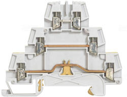 Legrand 037152 Viking3 fázis 2, 5mm2 aktor sorkapocs, szürke, fémtalp, PNE 3 emeletes, csavarral (037152)