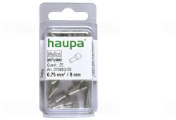 Haupa Érvéghüvely szigetelt 0, 75/ 8 szürke 270803/25 SmallPack Haupa (25db/bliszter) (270803/25)
