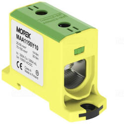 Morek Fővezeték sorkapocs 1x150/1x150mm2 zöld/sárga OTL150 Morek MAA1150Y10 (1150Y10)