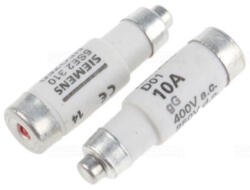 Siemens 5SE2310 neozed biztosító betét, D01, 400VAC/250VDC, 10A, gL/gG (5SE2310)