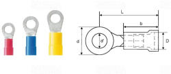 Weidmüller W. Szemessaru, szigetelt 0, 5-1, 5mm2, M3, 5, piros (LIR 1, 5M3, 5 V) 9200080000 (9200080000)