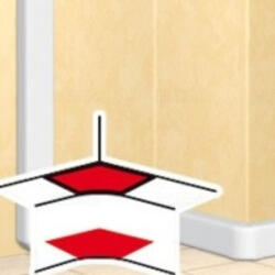 Legrand DLP belső könyök csatornához, 95-120fok 010614 (010614)