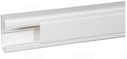Legrand 010424 DLP 50x105 univerzális kábelcsatorna 65mm hajlékony fedéllel, válaszfal nélkül Program Mosaic szerelvényekkel szerelhető, 2m, fehér (010424)