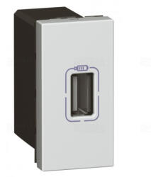 Legrand Leg. 079391 Program Mosaic USB töltő aljzat, 750 mA, 1 modulos, alumínium (079391)