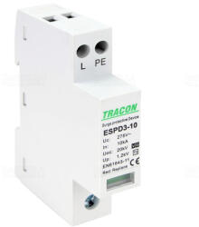 Tracon Túlfeszültség levezető, egybeépített T3 AC típusú ESPD3-10-1+1P Tracon (D3-10-1+1P)