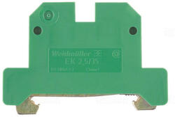 Weidmüller Földelő sorkapocs EK 2.5/35 (0, 33-6mm2), 800V, 0661060000 Weidmüller - Készlet erejéig! ! ! (0661060000)