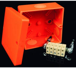 Kopos Tűzálló doboz 101x101x63mm, 5P sorkapoccsal E90, IP66, KSK 100 PO Kopos ( 100_PO)