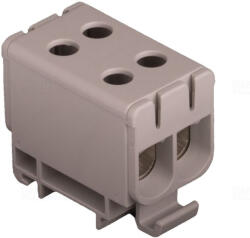 Pollmann Electrotech Fővezeték sorkapocs 2x 50/2x50 (6-50mm2) szürke UK 50/2 A, 2090201 Pollmann (2090201)