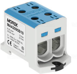 Morek Fővezeték sorkapocs 2x 95/2x95mm2 kék OTL95-2 Morek MAA2095B10 (2095B10)