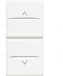 Legrand Axolute dupla nyomógomb 1 mod, fehér, reteszelt HD4037 (HD4037)
