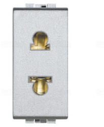 Legrand BTICINO Light Tech NT4125S 2P euro-amerikai 16A 127/250V 1m fehér (NT4125S)