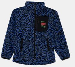 Quiksilver gyerek gyapjú pulóver ICE FIELDS FZ mintás, EQBFT03907 - kék 172