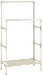 ARTOOL Suport pentru haine, Artool, cu raft incaltaminte, crem, max 70 kg, 83x45x157 cm GartenVIP DiyLine (2456_1) Pantofar
