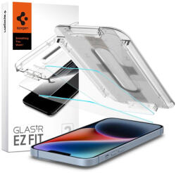 Spigen iPhone 13 / 13 Pro / 14 Kijelzővédő Üvegfólia - Spigen Glas. tR EZ Fit x 2 db (AGL03385)