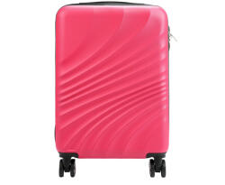 GREGORIO pink keményfalú ABS kabinbőrönd 55 x 38 x 22 cm (44801)