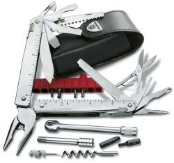 Victorinox Instrument multifuncțional în geantă din piele SwissTool X Plus RATCHET