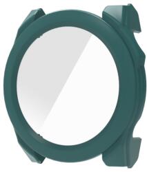 PC FULL COVER Capac din plastic cu sticlă pentru Garmin Fenix 8 AMOLED 51mm verde închis