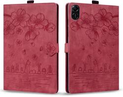  ART FLOWER Husă rabatabilă pentru Honor Pad X8a / Honor Pad X8b roșu