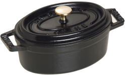 Staub La Cocotte Mini ovális lábas (11 cm) fekete (1003181)
