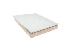 Somnart Topper Aloe Vera 120x200x5 cm, cu elastic, husa detasabila si lavabila, fermitate medie (TOPP.NMTS.120X200X5.ELS)