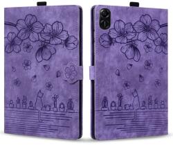  ART FLOWER Husă rabatabilă pentru Honor Pad X8a / Honor Pad X8b violet