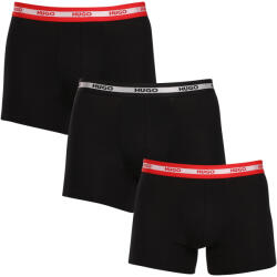 HUGO 3PACK fekete HUGO férfi boxeralsó (50520475 962) XL