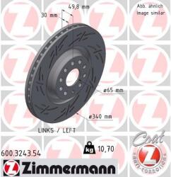 ZIMMERMANN Disc frana ZIMMERMANN BLACK Z 600.3243. 54 (600.3243.54)