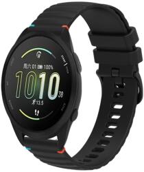 WAVY szilikon szíj Garmin Forerunner 165 fekete színhez