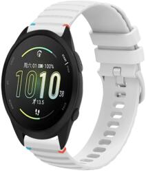 WAVY szilikon szíj Garmin Forerunner 165 fehérhez