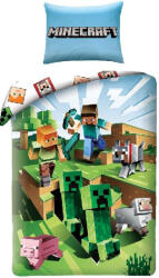 Halantex Set lenjerie de pat pentru copii Halantex - Minecraft, action (MNC-129BL)