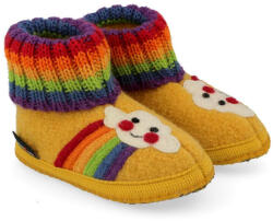Haflinger Botoși din lână Haflinger - Rainbow Yellow