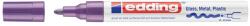 edding Marker permanent edding 750 cu vopsea corp metalic varf rotund 2-4 mm violet (ED750008)