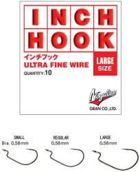 VARIVAS Carlige offset Varivas Nogales Inch Hook, Small, 10 buc/plic (VC69550S)