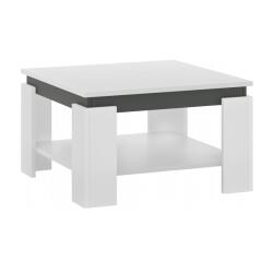Mobikon Masuta de cafea HDF alb grafit Lejsy 68x68x41 cm (0000365707) Masa de cafea