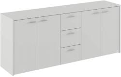 Mobikon Comoda PAL alb Hugos 180x42x74.5 cm (0000382114) Comoda