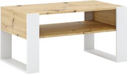 Mobikon Masuta DTD stejar artisan alba Cara 90x53.2x45 cm (0000393928) Masa de cafea