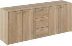 Mobikon Comoda PAL stejar sonoma Hugos 180x42x74.5 cm (0000382130) Comoda