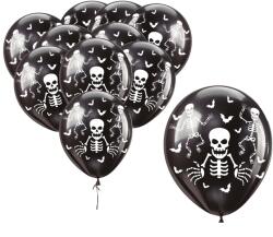 Guirca Set baloane din latex - Schelete 30 cm 10 buc