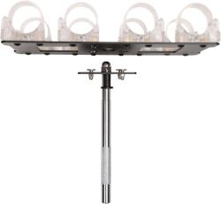 LEDGO Ledgo Transparent clip for 4 Alta tubes with pin (HD-T14-4-CP T14)