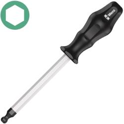Wera surubelnita hexagonala WERA 352 HEX 12.0 x 150 x 117 mm cap sferic protectie anticoroziva maner negru antirostogolire Kraftform Plus 05022835001 (WR05022835001) Surubelnita