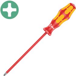 Wera surubelnita VDE WERA 162 i Phillips PH1 x 150 mm pentru aparataj electric, borne si tablouri electrice 05006153001 (WR05006153001) Surubelnita