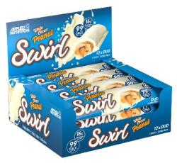 Applied Nutrition Swirl Duo Bar, White Choco Peanut - 12 x 60g