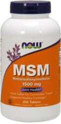 NOW NOW MSM Methylsulphonylmethane, 1500mg - 200 tabletta