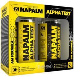 Fitness Authority FA Xtreme Napalm Alpha Test AM PM Formula 2x120 tabletta