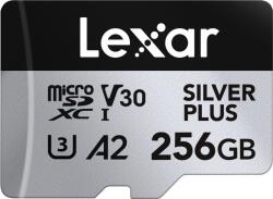 Lexar Silver Plus microSDXC 256GB CL10/U3/A2/V30 (LMSSIPL256G-BNANG)