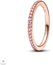 Pandora Szikrázó rózsaszín gyűrű 56-os méret - 182999C01-56
