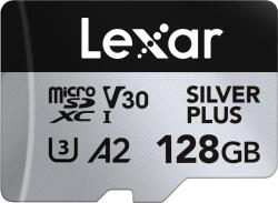 Lexar Silver Plus microSDXC 128GB UHS-I/U3/V30 (LMSSIPL128G-BNANG)
