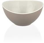 LUXPLASTIC IRIS L-00468 dupla színű tál 450ml, zöld (L-00468) (L-00468)